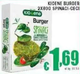 Sacoph Kioene burger spinaci-ceci offerta
