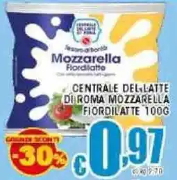 Sacoph Centrale del latte di roma mozzarella fiordilatte offerta