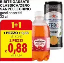 Il Gigante Bibite gassate classica/zero SANPELLEGRINO offerta