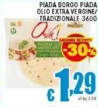 Sacoph Piada borgo piada olio extra vergine/ tradizionale offerta