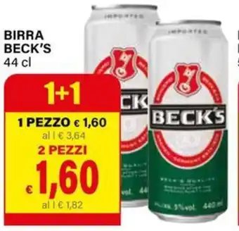 Il Gigante Birra BECK'S offerta