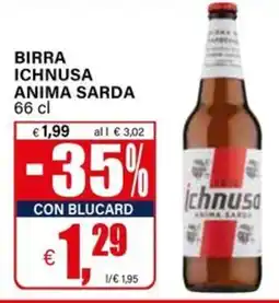 Il Gigante Birra ichnusa anima sarda offerta