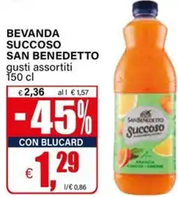 Il Gigante Bevanda succoso SAN BENEDETTO offerta