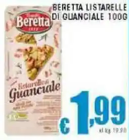 Sacoph Beretta listarelle di guanciale offerta