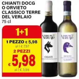 Il Gigante Chianti docg o orvieto classico terre del verlaio offerta
