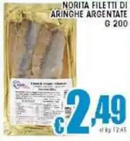 Sacoph Norita filetti di aringhe argentate offerta