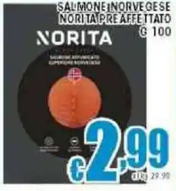 Sacoph Salmone norvegese norita pre affettato offerta