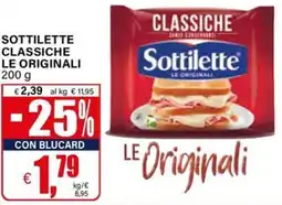 Il Gigante Sottilette classiche le originali offerta