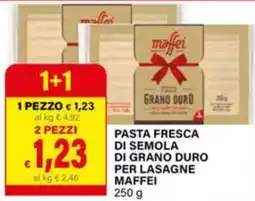 Il Gigante Pasta fresca di semola di grano duro per lasagne MAFFEI offerta