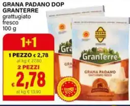 Il Gigante Grana padano dop granterre grattugiato fresco offerta