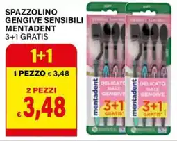 Il Gigante Spazzolino gengive sensibili MENTADENT offerta