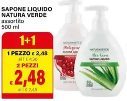 Il Gigante Sapone liquido natura verde offerta