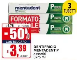 Il Gigante Dentifricio MENTADENT offerta