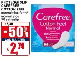 Il Gigante Proteggi slip carefree cotton feel normal/flexiform/ normal aloe offerta