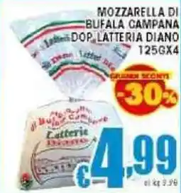 Sacoph Mozzarella di bufala campana dop latteria diano offerta