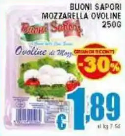 Sacoph Buoni sapori mozzarella ovoline offerta