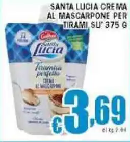 Sacoph Santa lucia crema al mascarpone per tirami su offerta