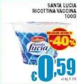 Sacoph Santa lucia ricottina vaccina offerta