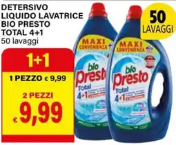Il Gigante Detersivo liquido lavatrice bio presto total 4+1 offerta