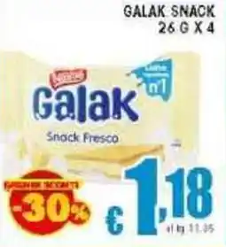 Sacoph Galak snack offerta