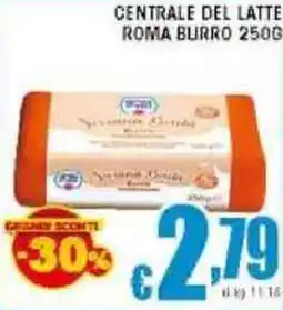 Sacoph Centrale del latte roma burro offerta