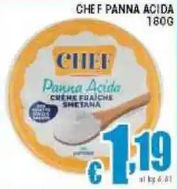 Sacoph Chef panna acida offerta