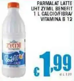 Sacoph Parmalat latte uht zymil benefit calcio/fibra/ vitamina b 12 offerta