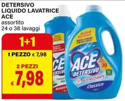 Il Gigante Detersivo liquido lavatrice ACE offerta