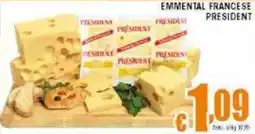 Sacoph Emmental francese president offerta
