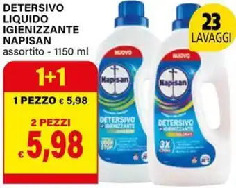 Il Gigante Detersivo liquido igienizzante NAPISAN offerta