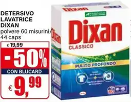 Il Gigante Detersivo lavatrice DIXAN offerta