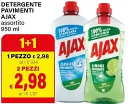 Il Gigante Detergente pavimenti AJAX offerta