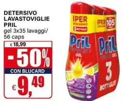 Il Gigante Detersivo lavastoviglie PRIL offerta