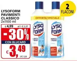 Il Gigante Lysoform pavimenti classico offerta