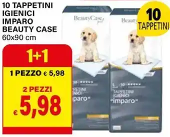 Il Gigante 10 tappetini igienici imparo BEAUTY CASE offerta