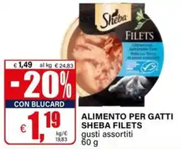 Il Gigante Alimento per gatti sheba filets offerta