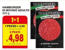 Il Gigante Hamburger di bovino adulto offerta