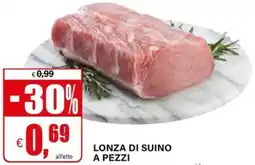 Il Gigante Lonza di suino a pezzi offerta