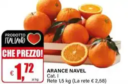 Il Gigante Arance navel Cat. I offerta