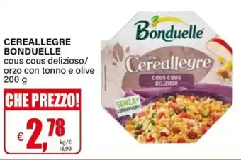 Il Gigante Cereallegre bonduelle cous cous delizioso/ orzo con tonno e olive offerta