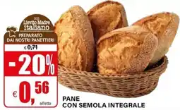 Il Gigante Pane con semola integrale offerta