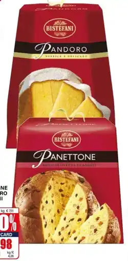 Il Gigante Panettone o pandoro BISTEFANI offerta