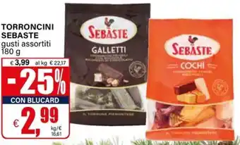 Il Gigante Torroncini SEBASTE offerta