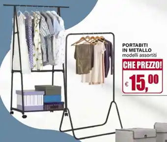 Il Gigante Portabiti in metallo offerta