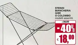 Il Gigante Stendi biancheria gimi o colombo offerta