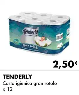 Iper Tosano TENDERLY Carta igienica gran rotolo offerta