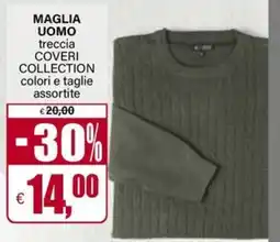 Il Gigante Maglia uomo treccia coveri collection offerta