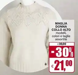 Il Gigante Maglia donna collo alto modelli offerta