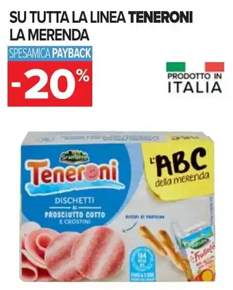 Su tutta la linea teneroni la merenda