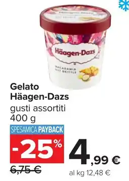 Carrefour Gelato Häagen-Dazs offerta